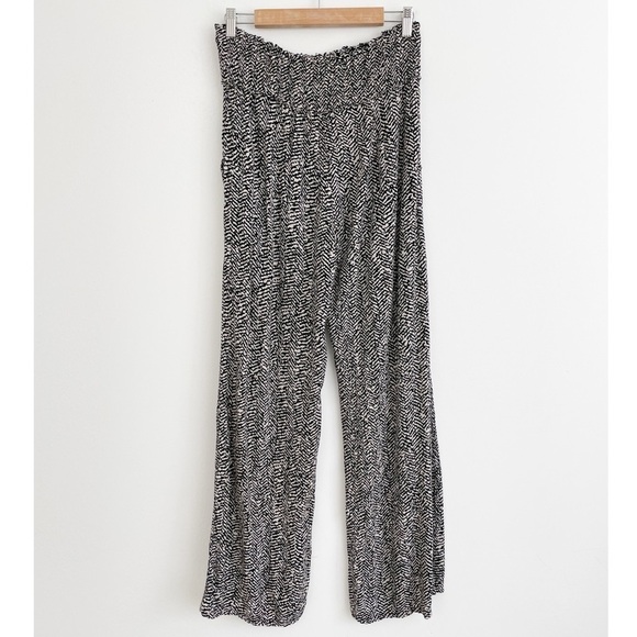 Three Dots Boho Printed Pull-On Wide Leg Pants Size Small - Picture 7 of 14